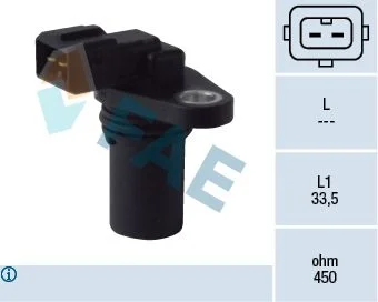 Sensor, posição do comando de válvulas FAE 79092