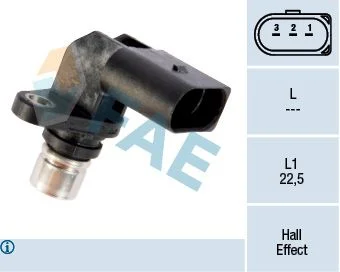 Sensor, posição do comando de válvulas FAE 79209