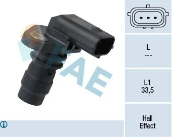 Sensor, posição do comando de válvulas FAE 79367