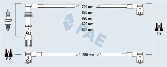 Ignition Cable Kit FAE 85680