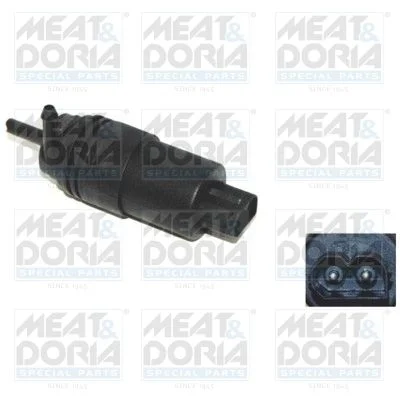 Washer Fluid Pump, window cleaning MEAT & DORIA 20168
