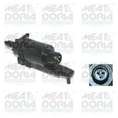 Washer Fluid Pump, window cleaning MEAT & DORIA 20170