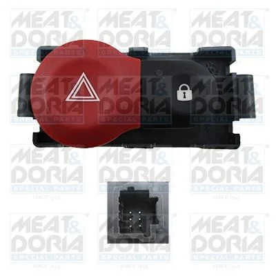 Interruptor de aviso de perigo MEAT & DORIA 23647
