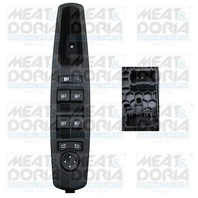 Switch, window regulator MEAT & DORIA 26024