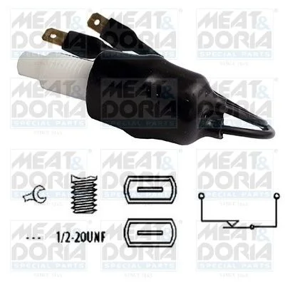 Interruptor da luz de travagem MEAT & DORIA 35009