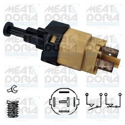 Interruptor da luz de travagem MEAT & DORIA 35010