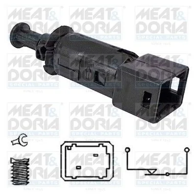 Interruptor da luz de travagem MEAT & DORIA 35032