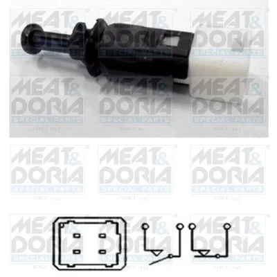 Interruptor da luz de travagem MEAT & DORIA 35033
