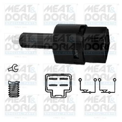 Interruptor da luz de travagem MEAT & DORIA 35063