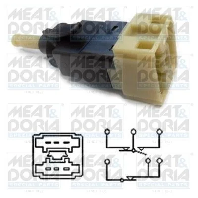 Interruptor da luz de travagem MEAT & DORIA 35065