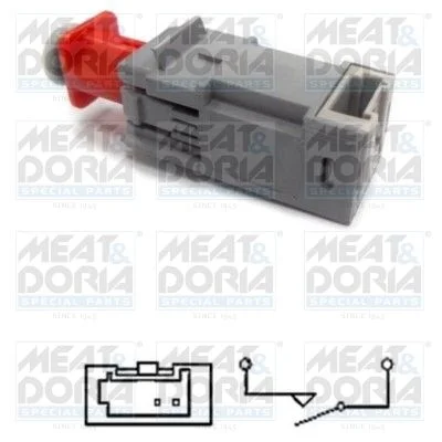 Interruptor da luz de travagem MEAT & DORIA 35066