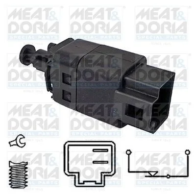 Interruptor da luz de travagem MEAT & DORIA 35100