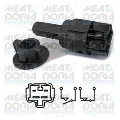 Interruptor da luz de travagem MEAT & DORIA 35107