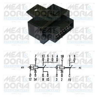 Relay, fuel pump MEAT & DORIA 73240107