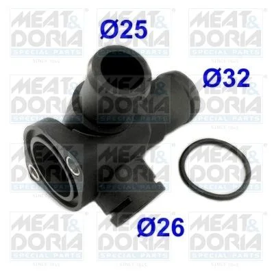 Flange do líquido de arrefecimento MEAT & DORIA 93106