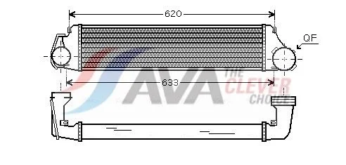 Charge Air Cooler AVA Clever Choice BW4282
