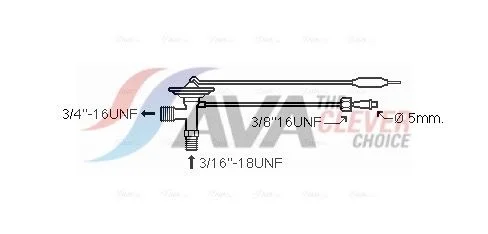 Expansion Valve, air conditioning AVA Clever Choice HD1271