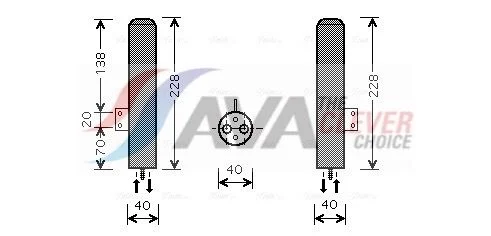 Dryer, air conditioning AVA HYD193