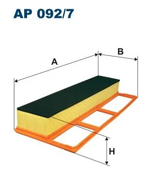 Air Filter FILTRON AP092/7