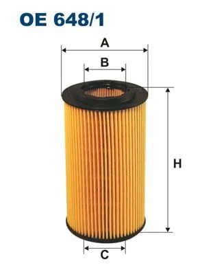Filtro de Óleo FILTRON OE 648/1