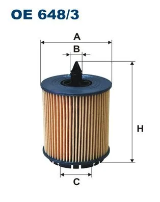 Filtro de Óleo FILTRON OE 648/3