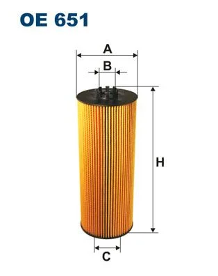 Filtro de Óleo FILTRON OE 651