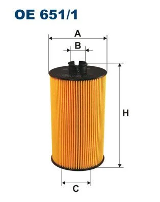Oil Filter FILTRON OE 651/1