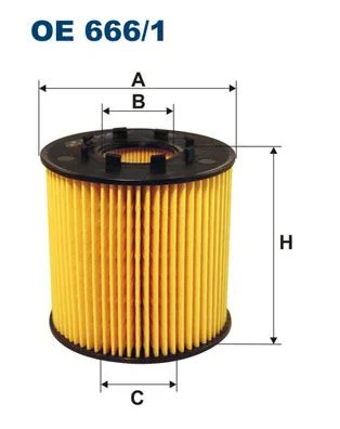 Oil Filter FILTRON OE 666/1