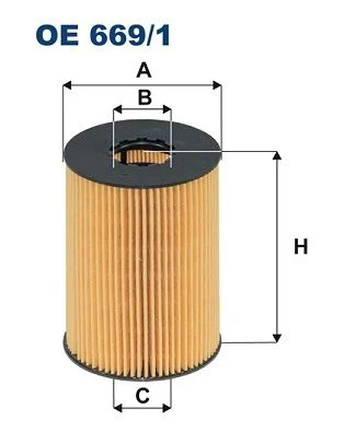 Filtro de Óleo FILTRON OE 669/1