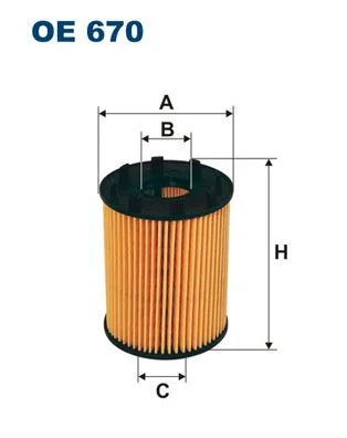 Filtro de Óleo FILTRON OE 670