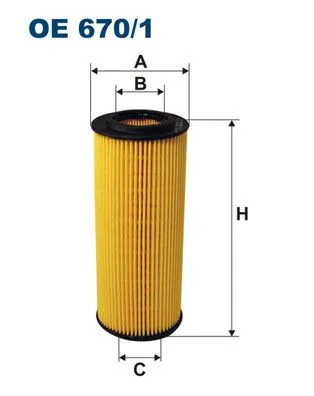 Filtro de Óleo FILTRON OE 670/1