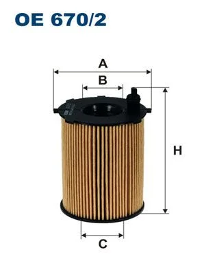 Filtro de Óleo FILTRON OE 670/2