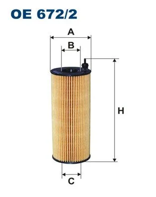 Filtro de Óleo FILTRON OE 672/2