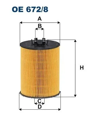 Filtro de Óleo FILTRON OE 672/8