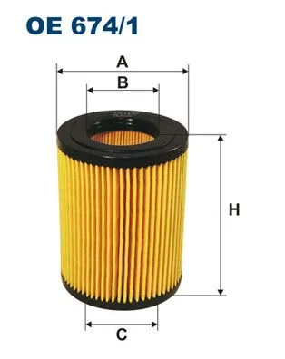Filtro de Óleo FILTRON OE 674/1