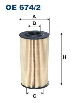 Filtro de Óleo FILTRON OE 674/2