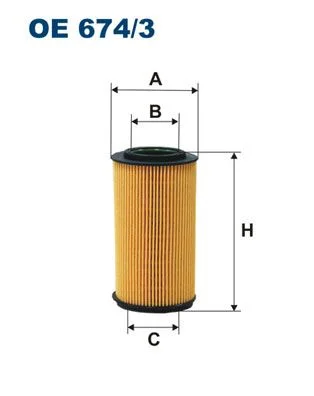 Filtro de Óleo FILTRON OE 674/3