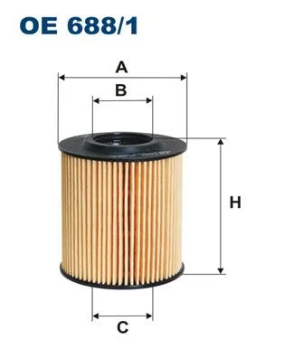 Filtro de Óleo FILTRON OE 688/1