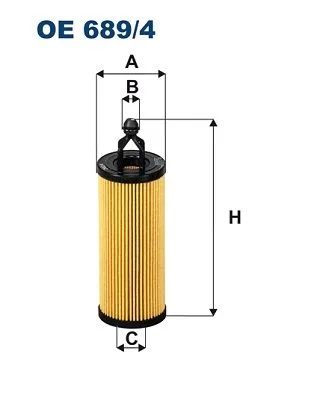 Alyvos filtras FILTRON OE689/4