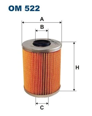 Filtro de Óleo FILTRON OM 522