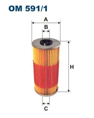 Filtro de Óleo FILTRON OM 591/1