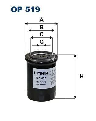 Oil Filter FILTRON OP 519