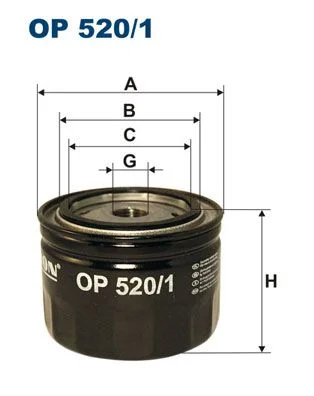 Oil Filter FILTRON OP520/1