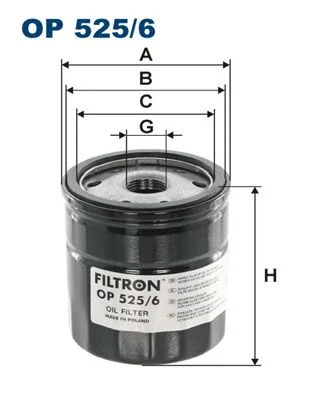 Filtro de Óleo FILTRON OP 525/6