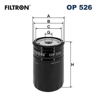 Filtro de Óleo FILTRON OP 526