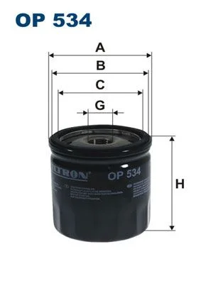 Oil Filter FILTRON OP 534