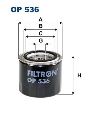 Filtro de Óleo FILTRON OP 536