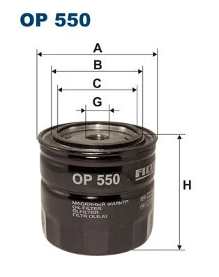 Filtro de Óleo FILTRON OP 550