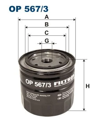 Oil Filter FILTRON OP 567/3
