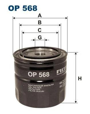 Oil Filter FILTRON OP568